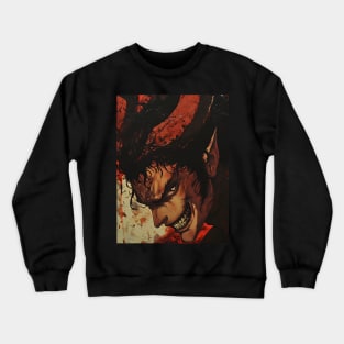 Soul-Shaking Despair: Unleashing Devilman CryBaby's Dark Fantasy Crewneck Sweatshirt